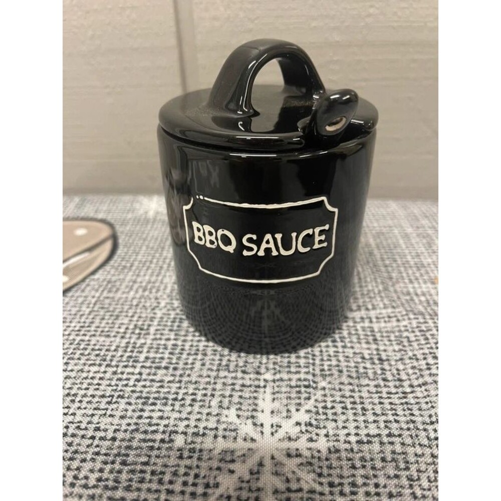 BBQ Sauce crock Bowl Container